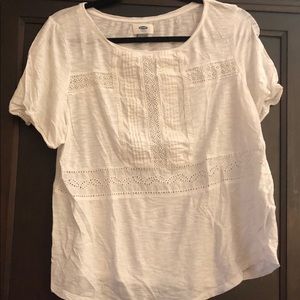 White short sleeve t shirt